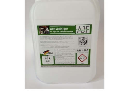 AJF Group Reinigungsmittel Aktivreiniger ideal für die Reinigung von Filterpressen
