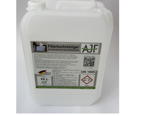 AJF Group Reinigungsmittel Filterpresse Filtertuchreiniger_Kanister