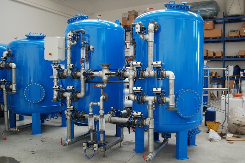 AJF Group Wasseraufbereitung Sandfilter Mikrofilter für die Betonindustrie