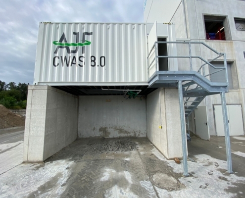 AJF Group Filterpresse CWAS im Container ideal für die industrielle Wasseraufbereitung