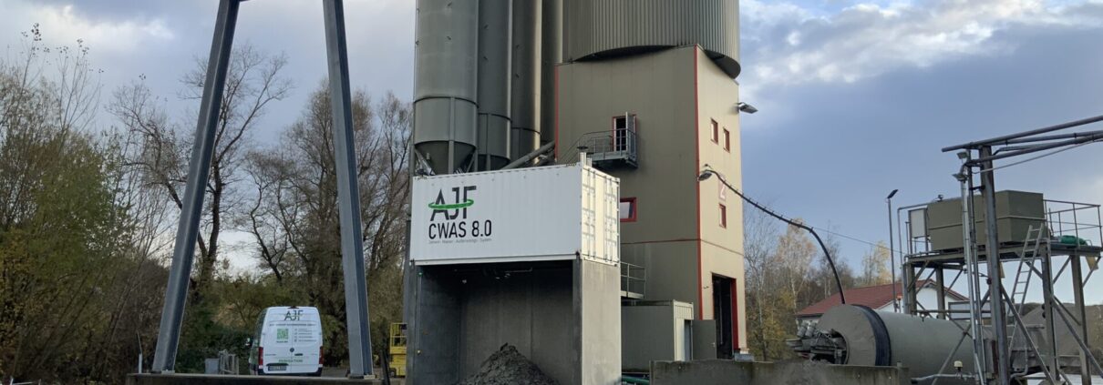 Schlammfilterpresse von AJF in der CWAS Anlage