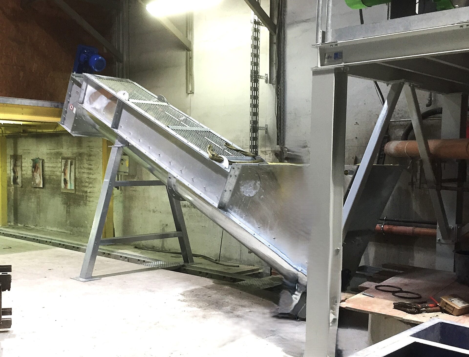 Recyclinganlage Rueckbeton Typ Auswaschschnecke