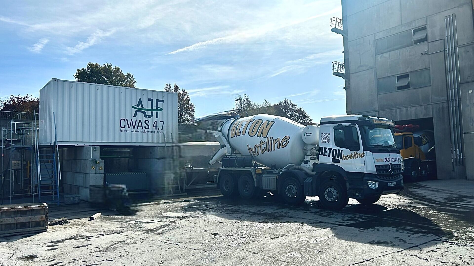 Sludge filter press in CWAS by AJF Group