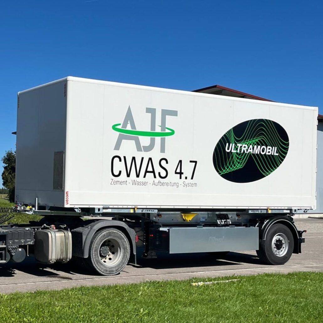 Mobile Filterpresse auf LKW