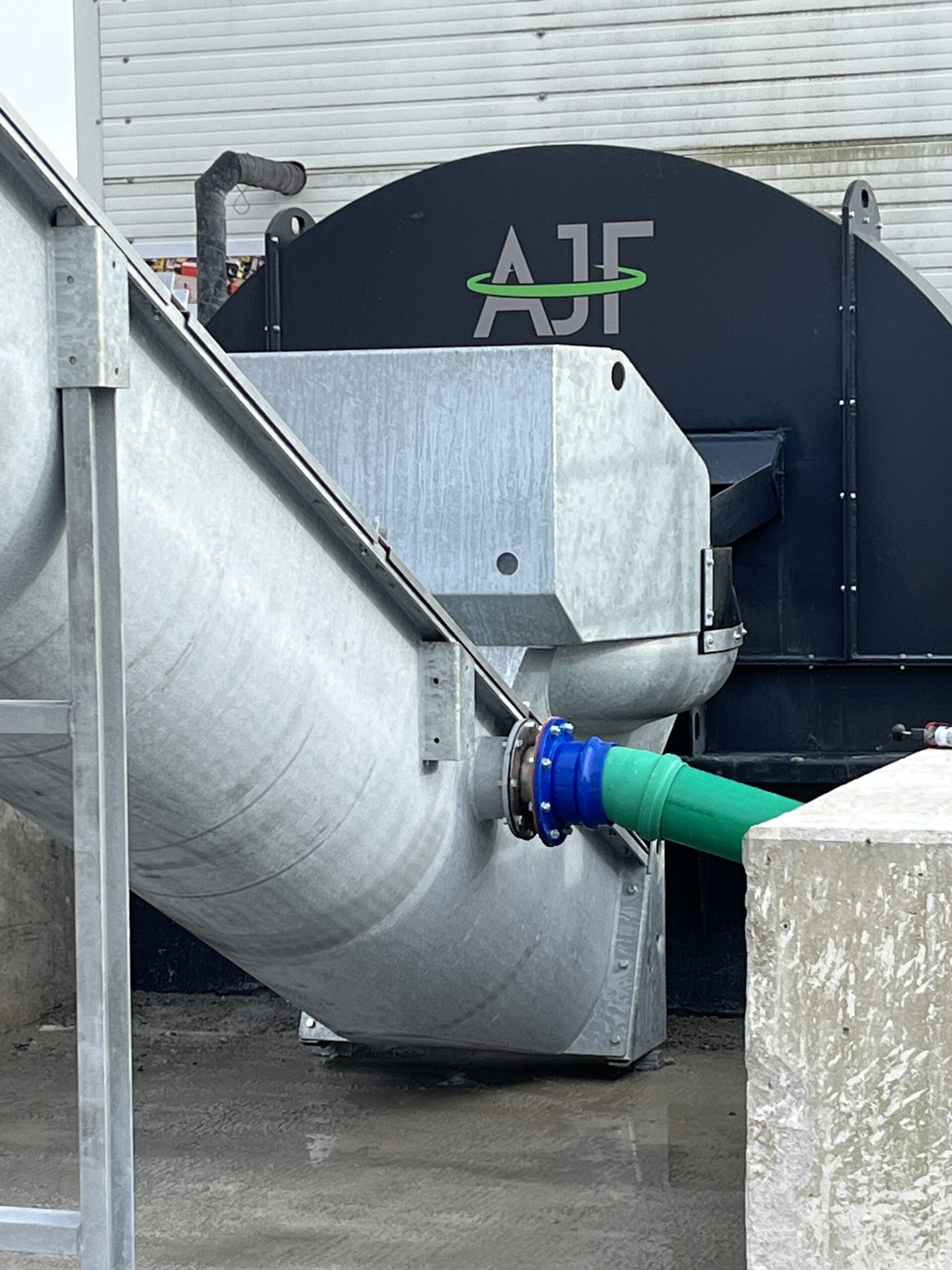 Schöpfrad für die Betonindustrie